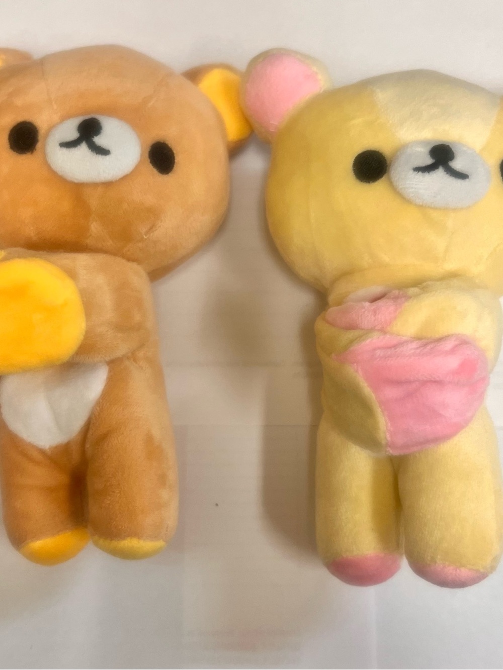 Two Rilakkuma plush- curtain holders